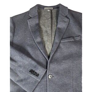 Express Photographer Slim Fit Blazer Mens Size 36S Charcoal Gray Stretch Cotton